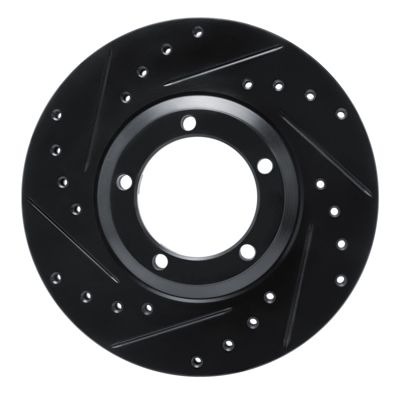 Dodge H100 Brake Rotor (1) - Front Left - R1 Concepts - Drilled & Slotted - Black - `03-`05 Dodge H100 Brake Rotor (1) - Front Left - R1 Concepts - Drilled & Slotted - Black - `03-`05